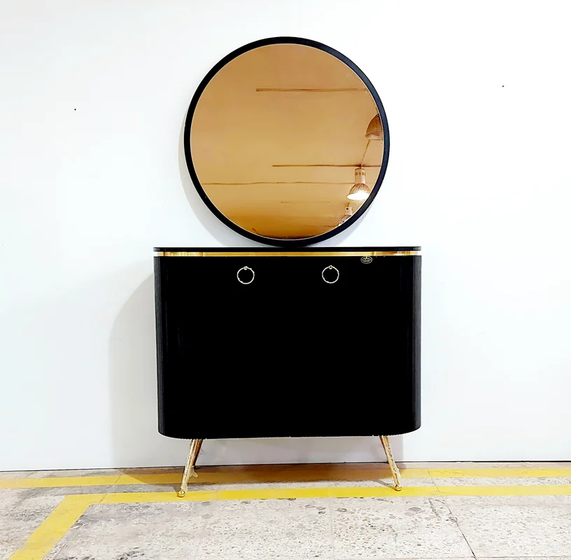 جاکفشی مدل نایس سایز ۱۰۰ مشکی آینه ساده